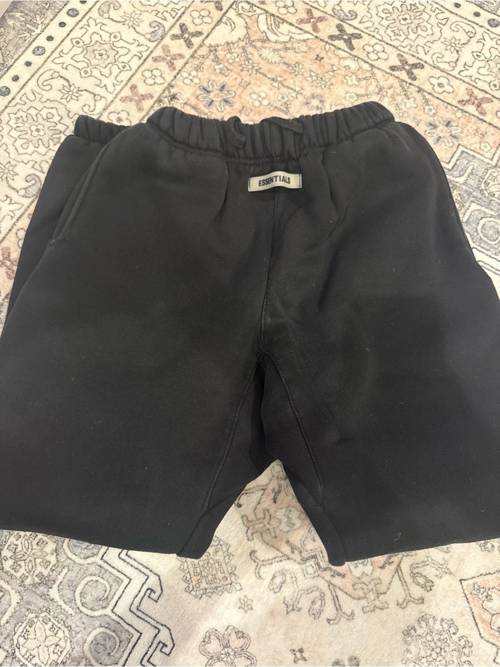 Fear of God Essentials Black Men's Sweatpants - Minimal Logo